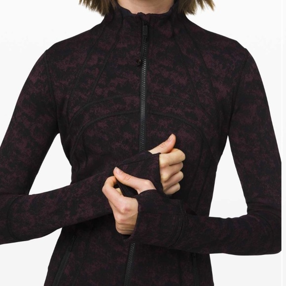 Lululemon Black and Purple Define Jacket sz 4 - Picture 2 of 6